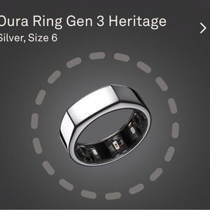 Oura Heritage Ring Gen 3 in Silver